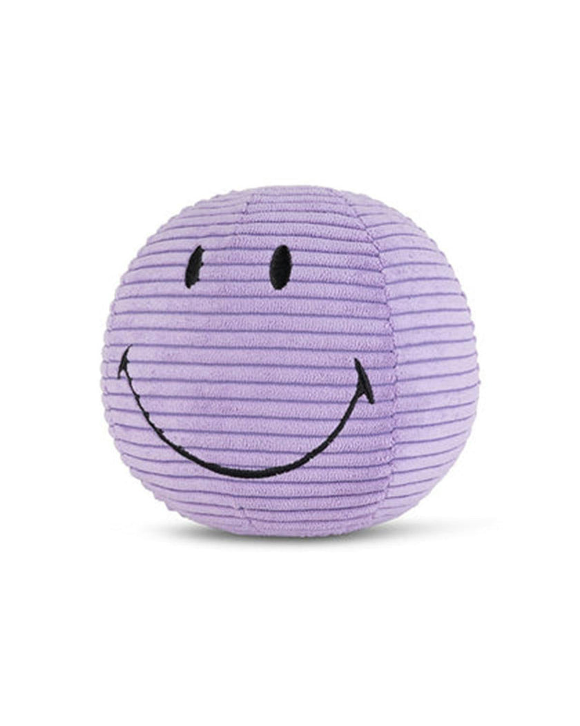Plush Smiley Corduroy Dark Purple 5"