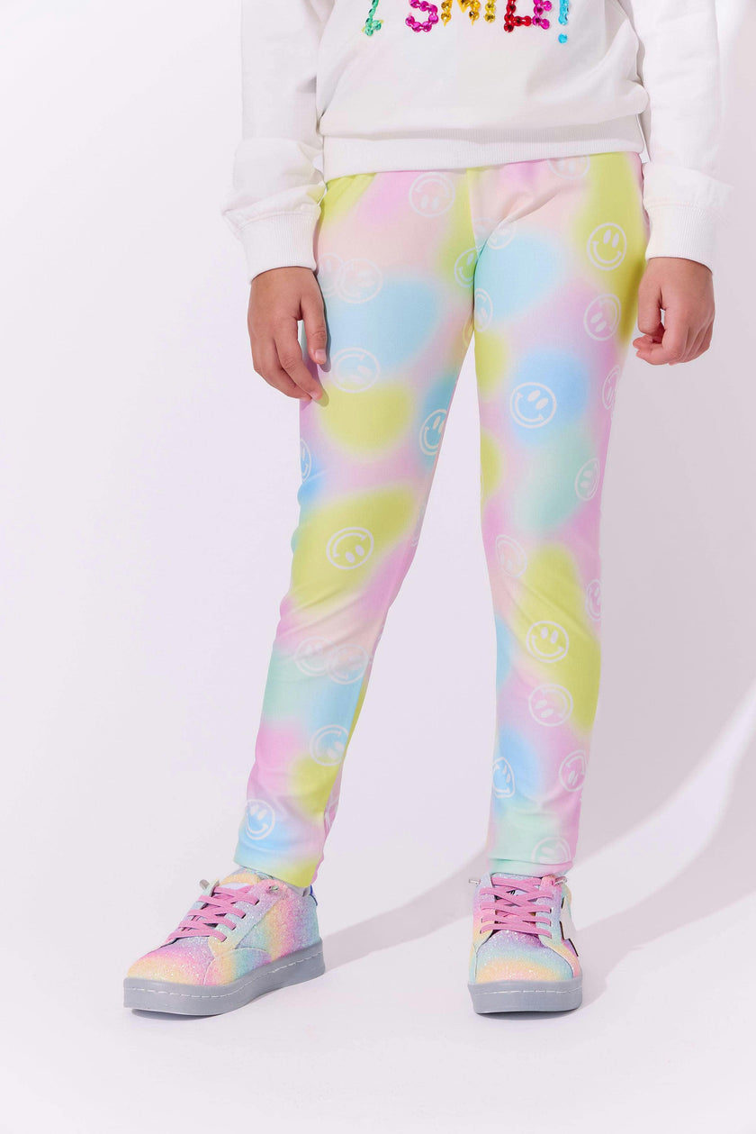 Rainbow Smiley Leggings