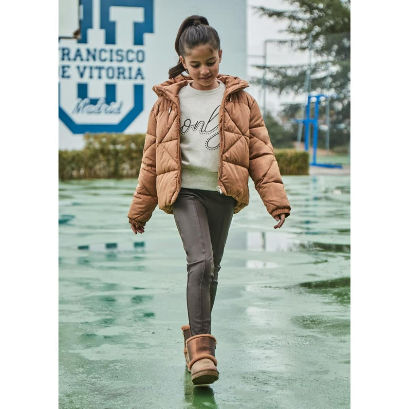 Girl Faux Leather Leggings