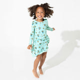 If You Give a a Cookie Bamboo Girls' Long Sleeve Dress