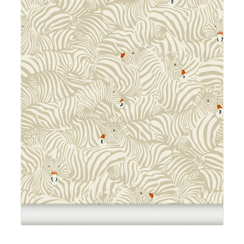 Wallpaper Zebra color Sable