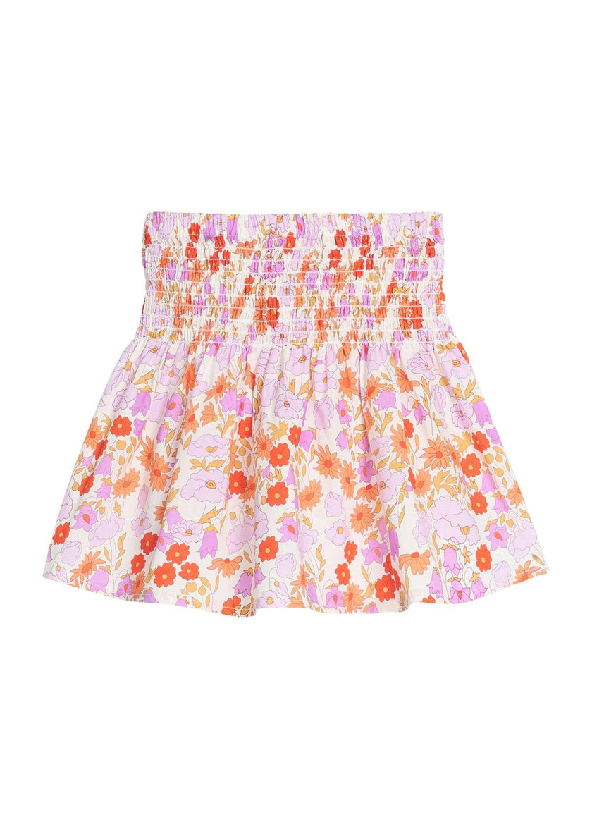 Shirred Circle Skirt