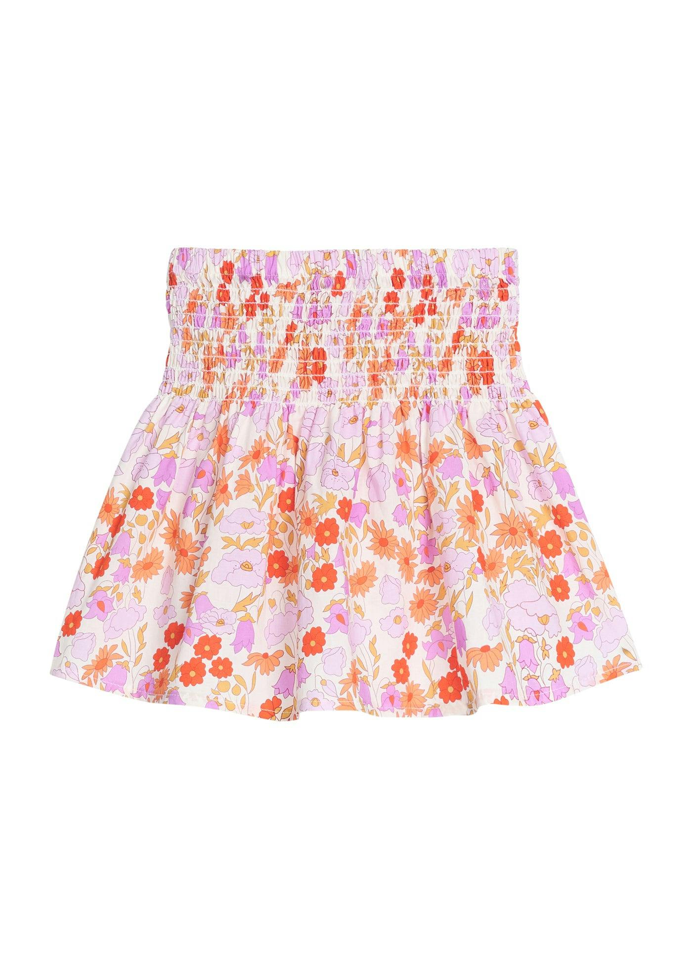 Shirred Circle Skirt