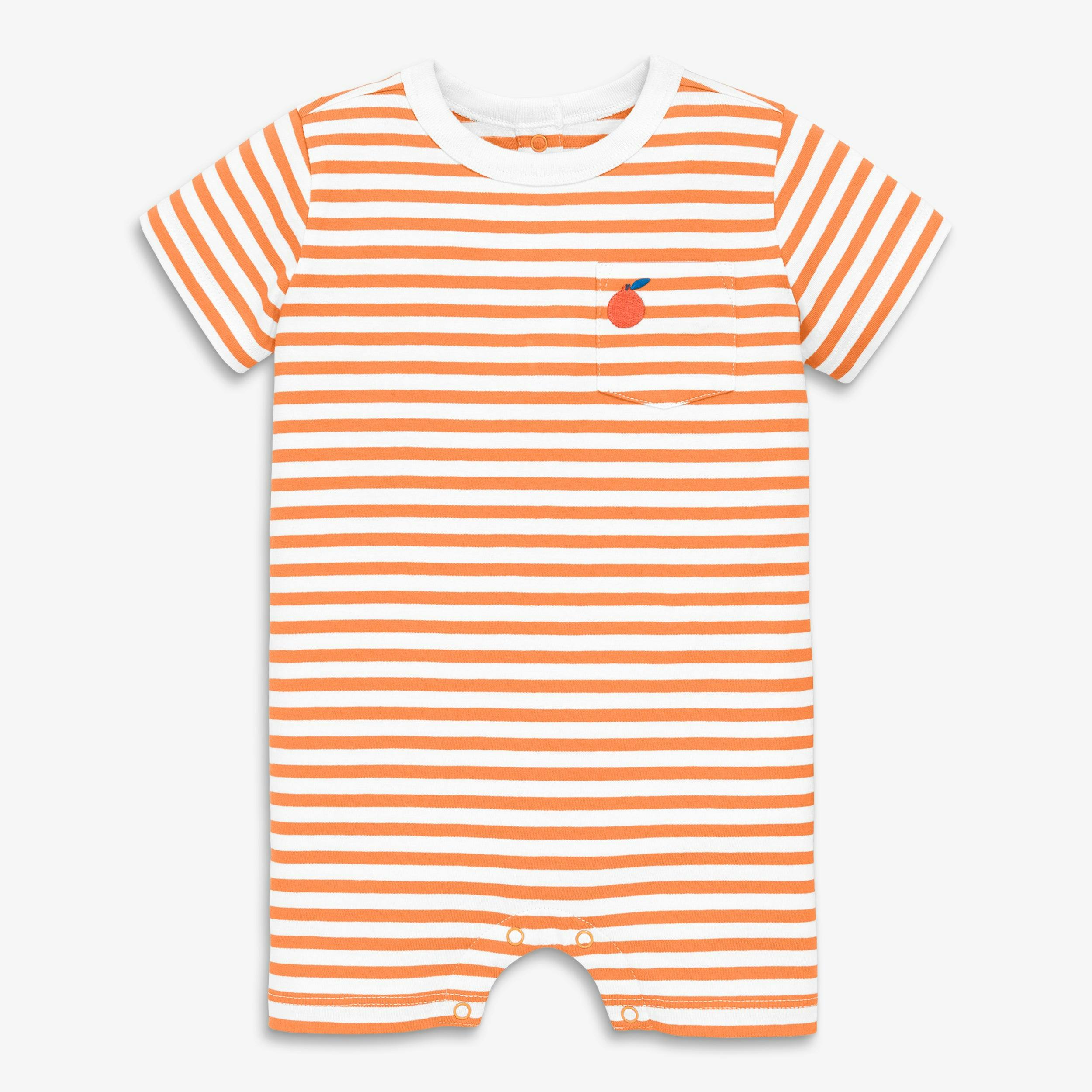 Clearance baby embroidered stripe pocket shortie