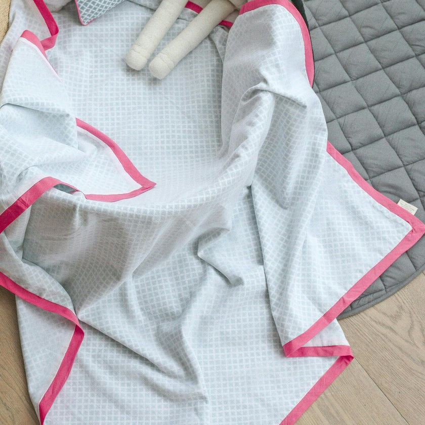 Block-Printed Receiving Dohar Blanket