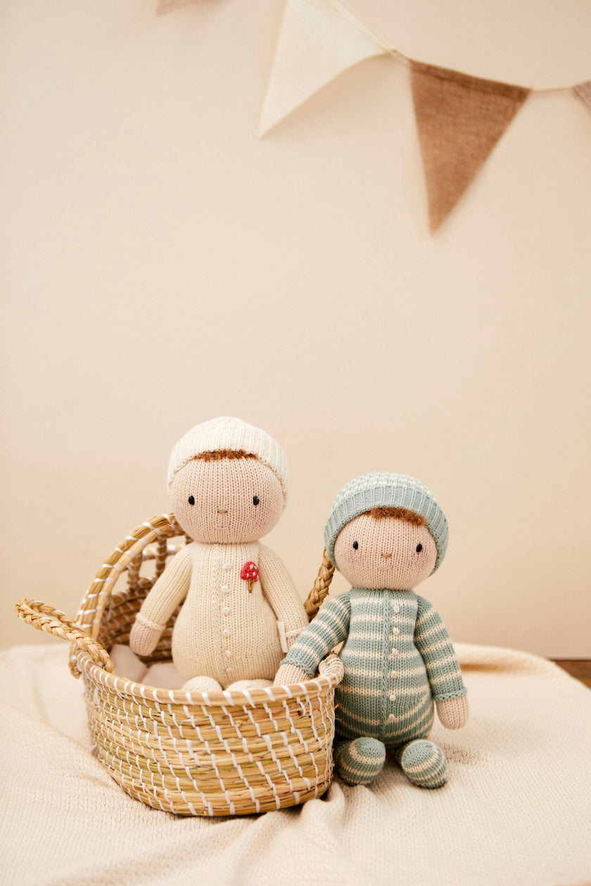 Baby Liam doll Jade & Natural 11"