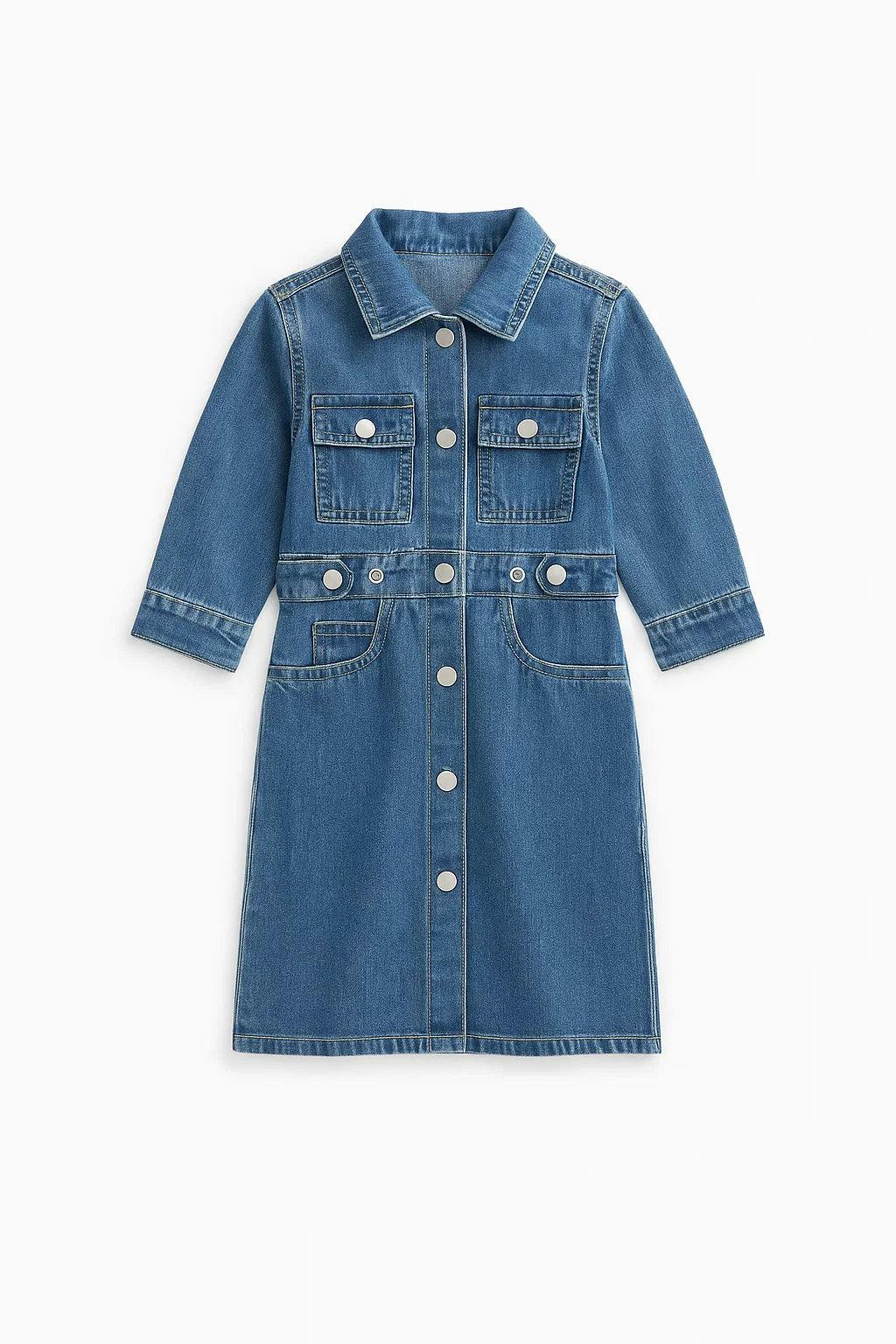 Denim Pocket Dress