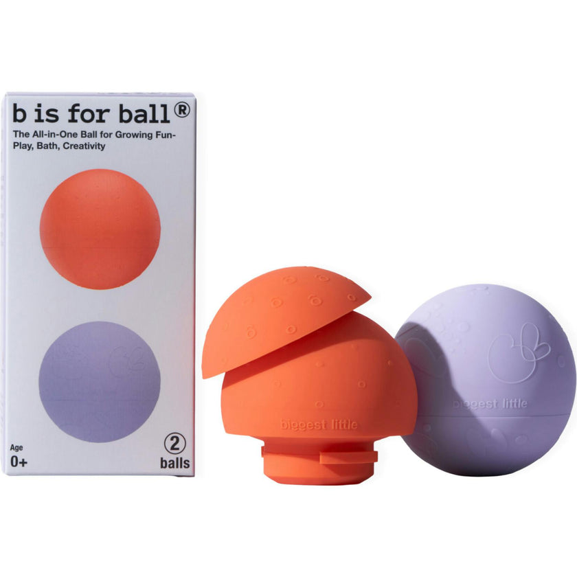 All-in-One Baby Ball Set of 2 for Sensory Bath & Play