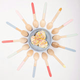 Soft Blue Wooden Cutlery Set