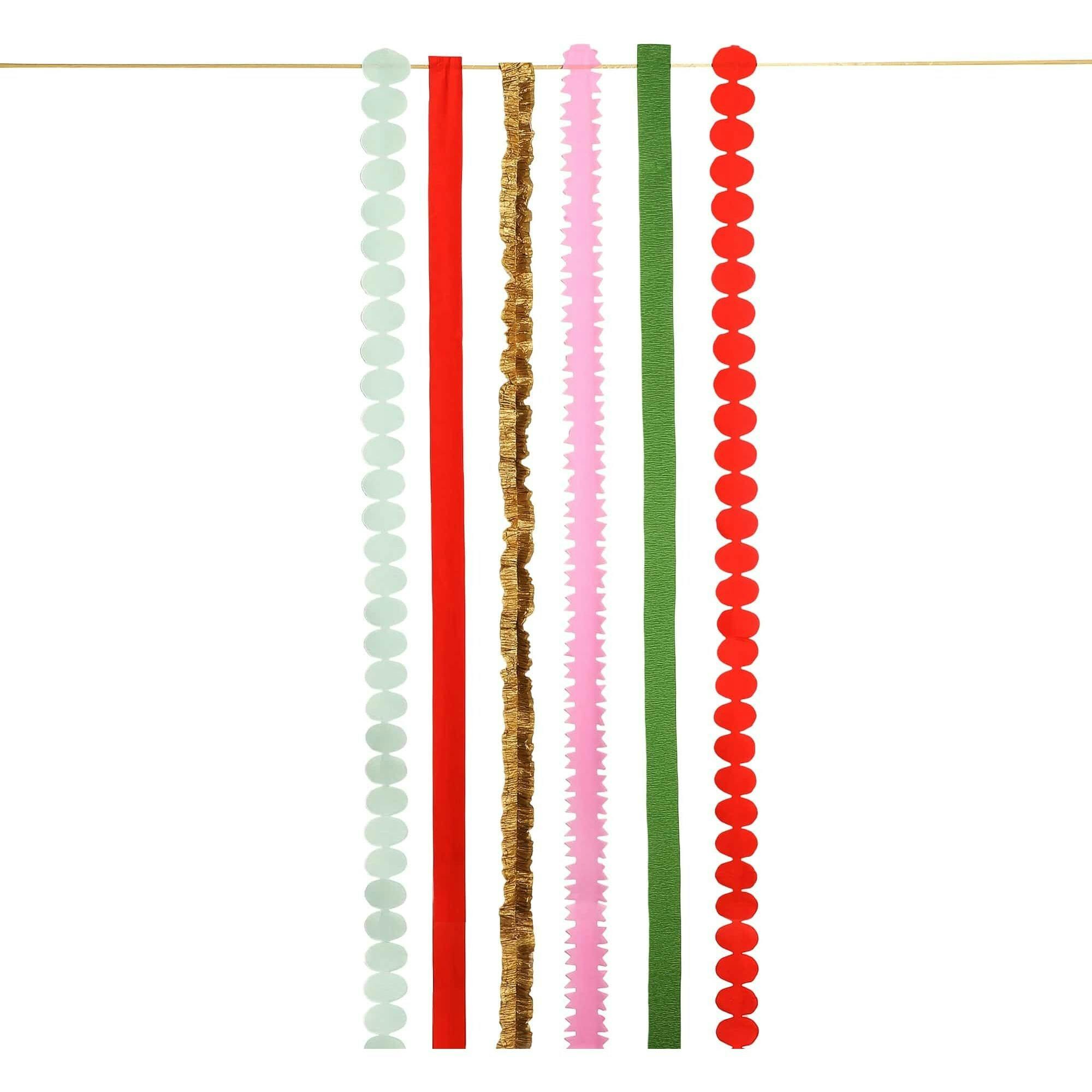 Holiday Hues Party Streamer Set