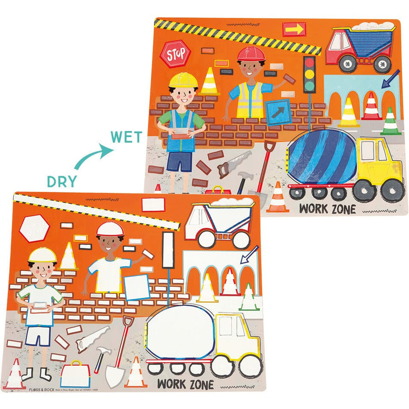 Magic Color Changing Water Placemats Set - Construction