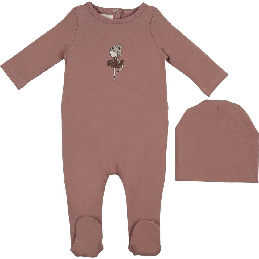 Ballerina Printed Footie
