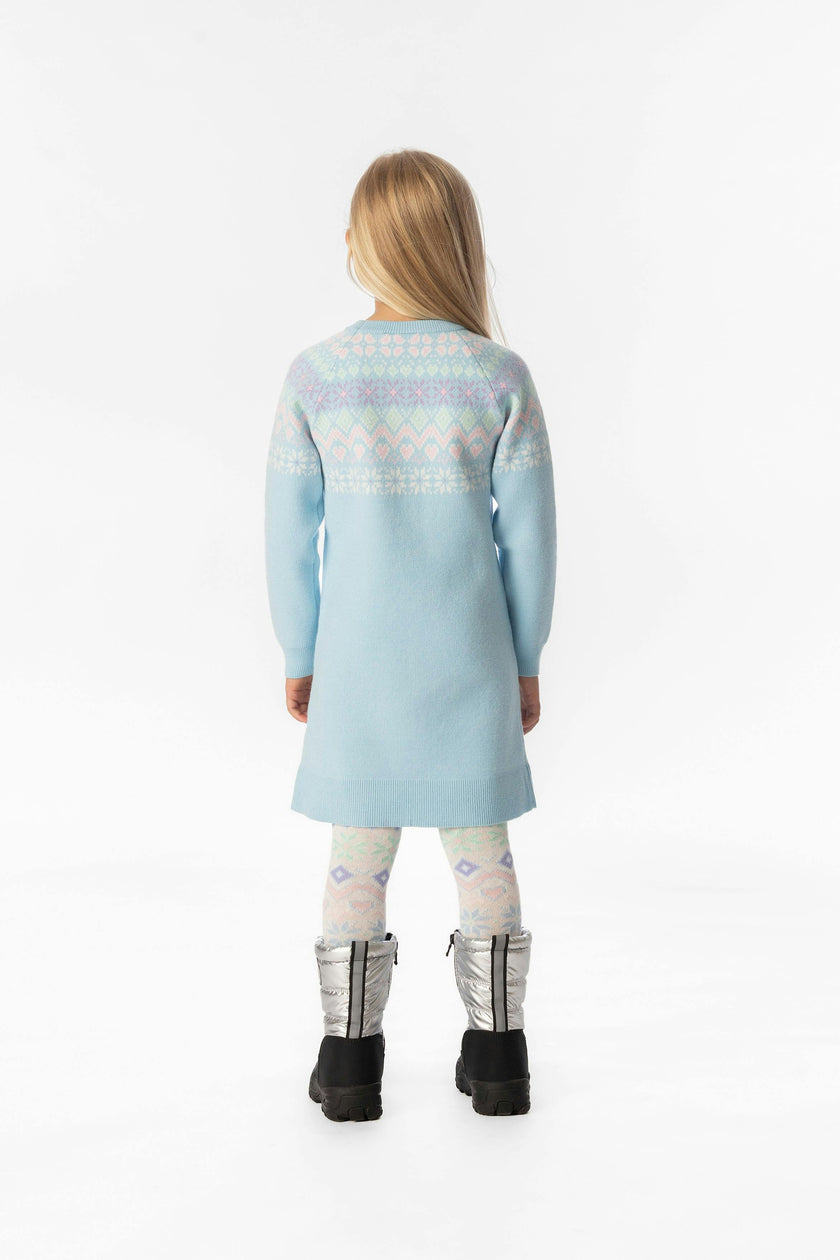 Knit Dress Light Blue