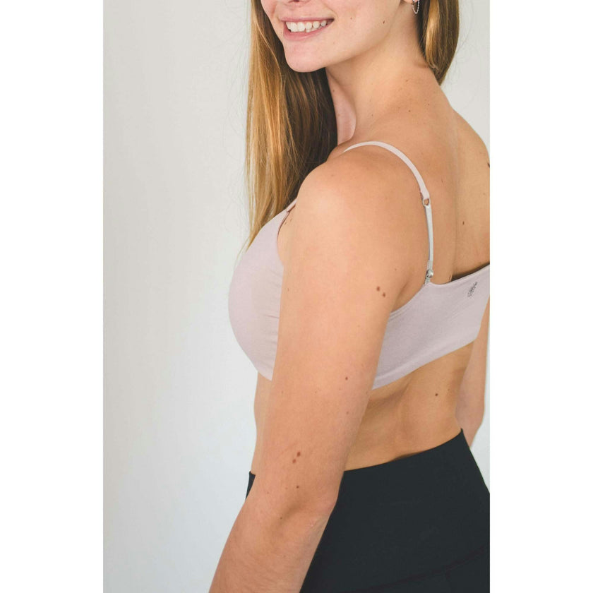 Bleum Petal Padded Reversible Girls Bralette Blush-Dove