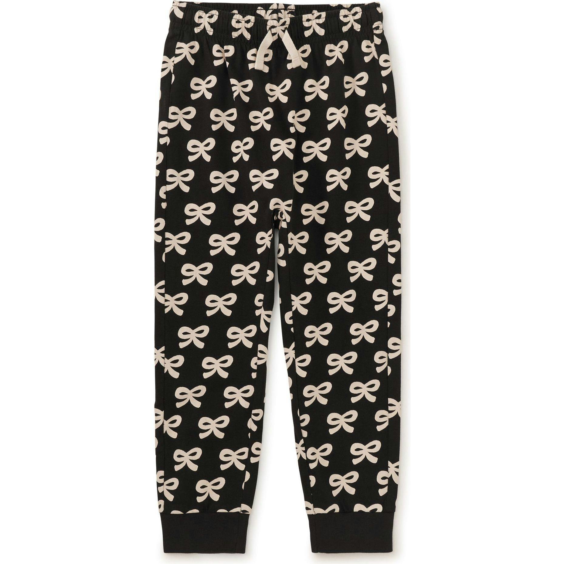 Printed Everyday Joggers, Black