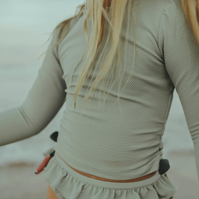 Nia Watermelon Patch Upf 50+ Long Sleeve Swim Shirt