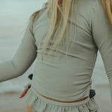 Nia Watermelon Patch Upf 50+ Long Sleeve Swim Shirt