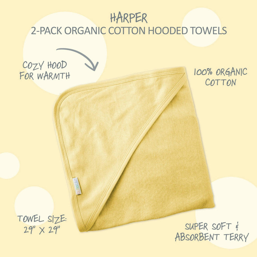HARPER 3-Pack Hooded Towel