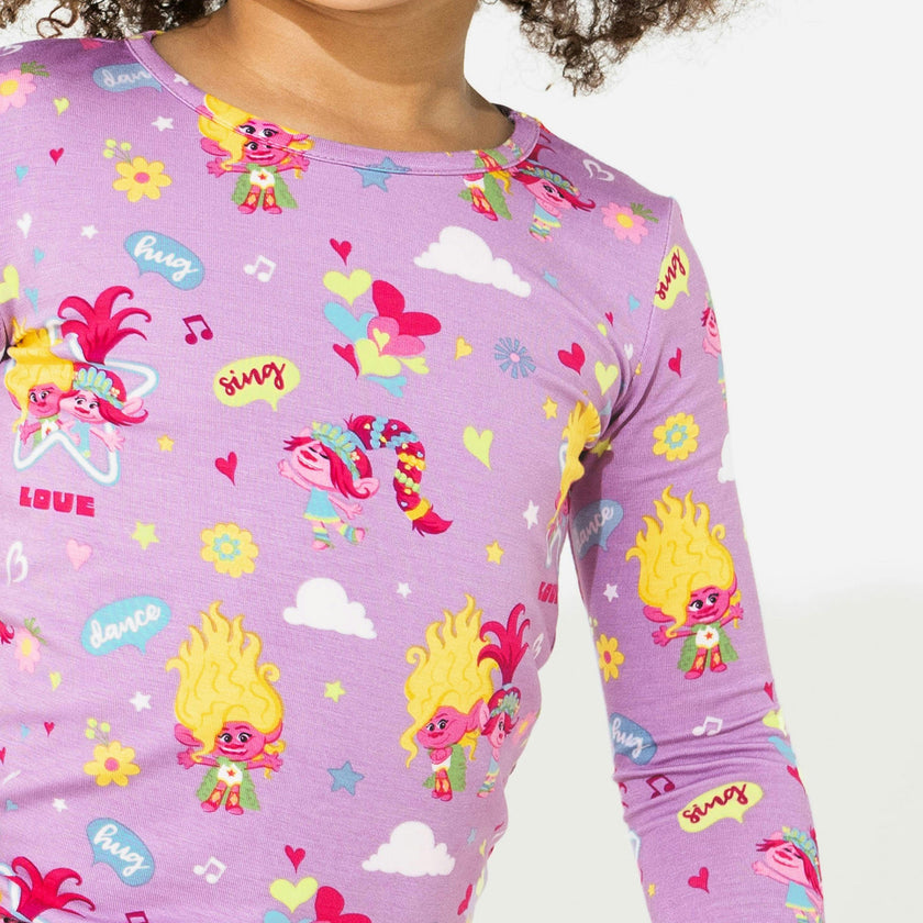 Trolls Harmony Valentine's Bamboo Kids Pajamas