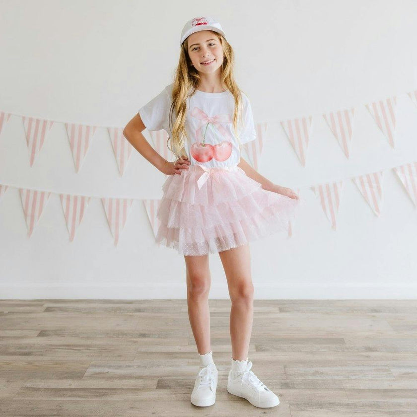 Bow Lace Tiered Tutu