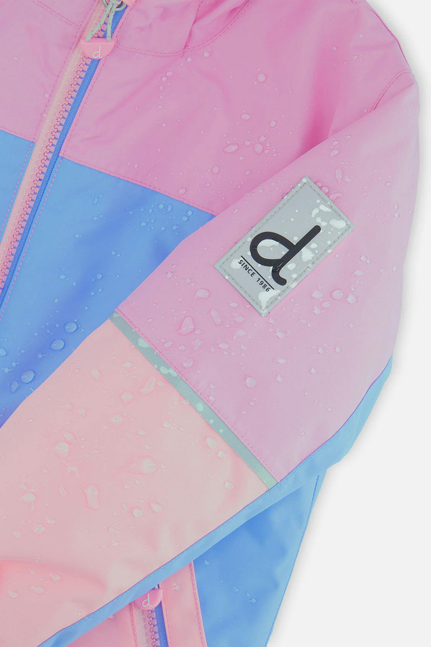 Light Weight Two Piece Chill Snowsuit Pink Blue and Mauve