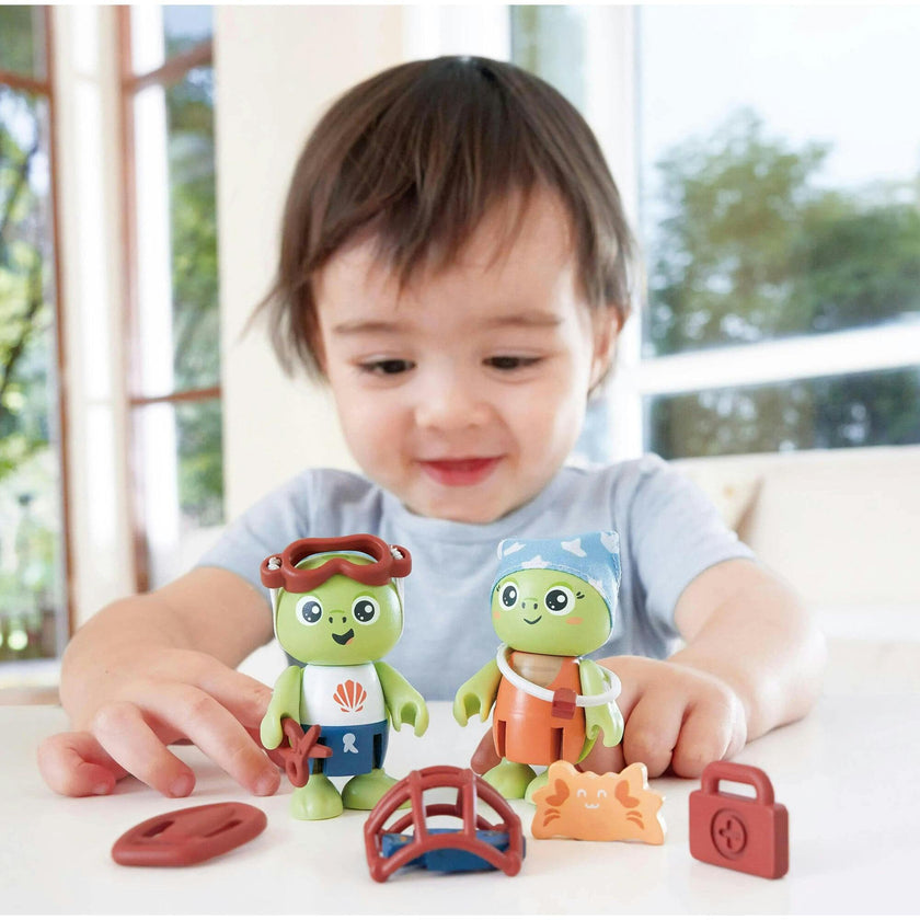 Hape: Kayl & Wai Set - 2 Articulated Toy Figurines