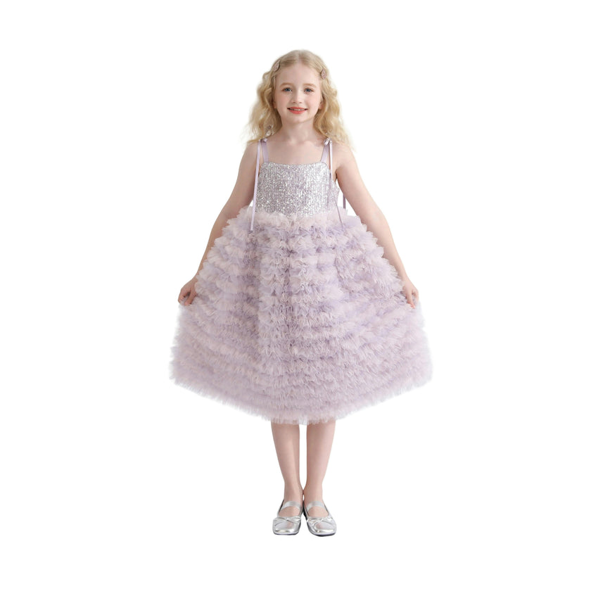 Lavender Liliana Sequin Tulle Dress