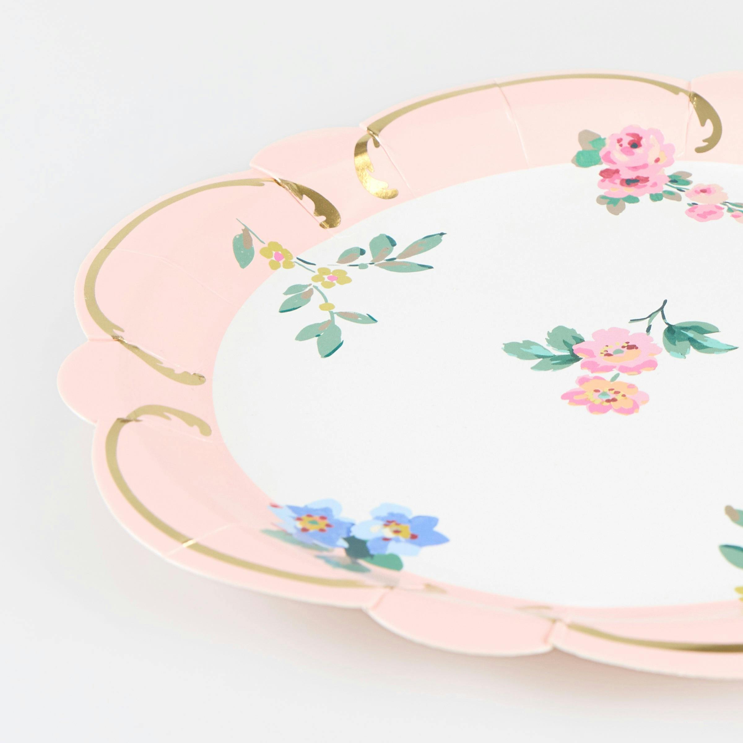 Rococo Posy Side Plates