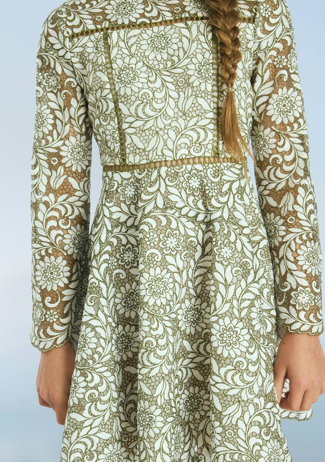 Primrose Embroidery Mini Dress