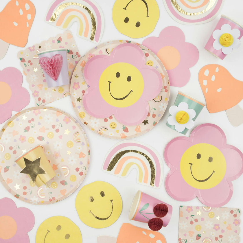 Happy Icons Flower Plates
