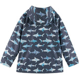 Baby Print Rain Hooded Coat