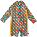 Vintage Flowers UPF 50 Recycled Sunsafe Sunsuit, Multi