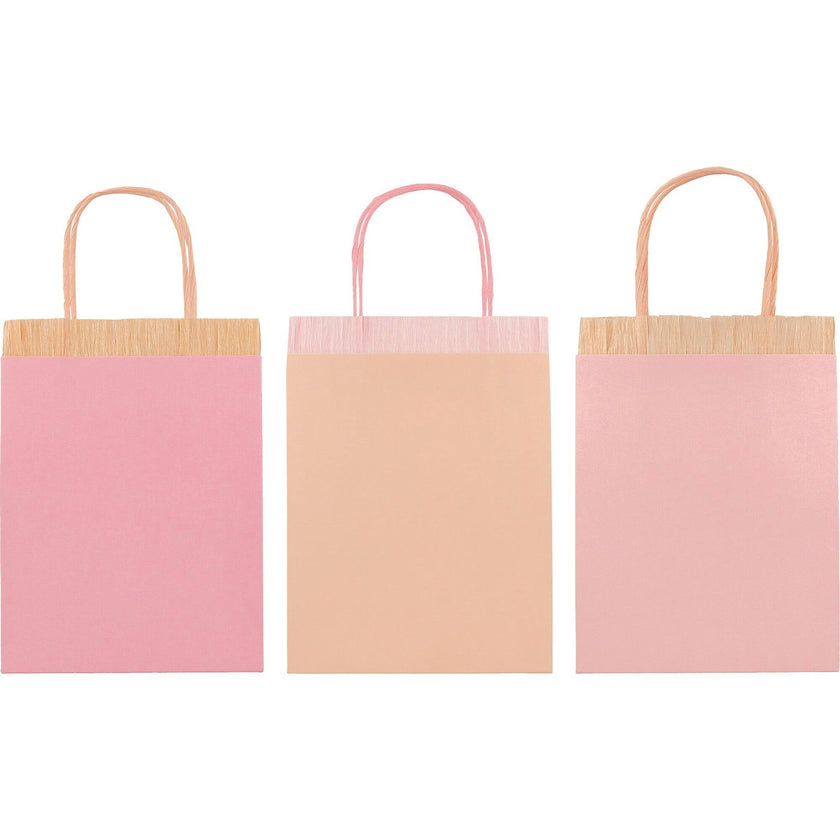 Pink Fringe Party Bags