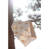 Organic Yellow Giraffe Quilt