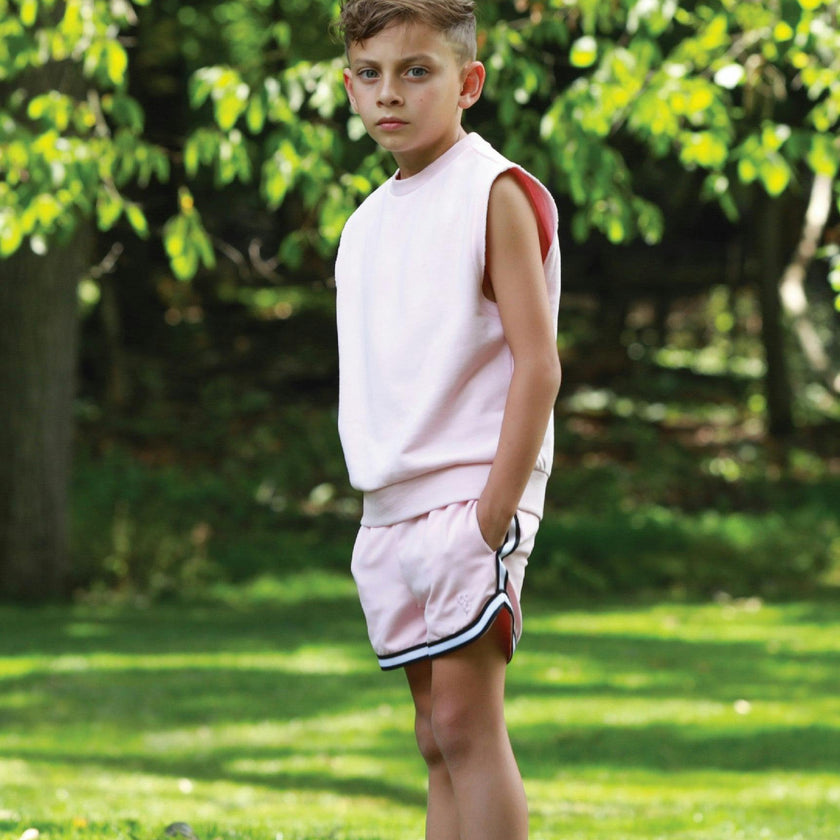 Cotton Sleeveless Sweatshirt