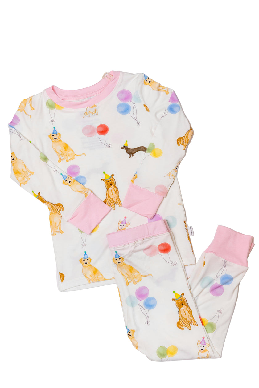 Birthday Party Dogs 2 Piece Pajama