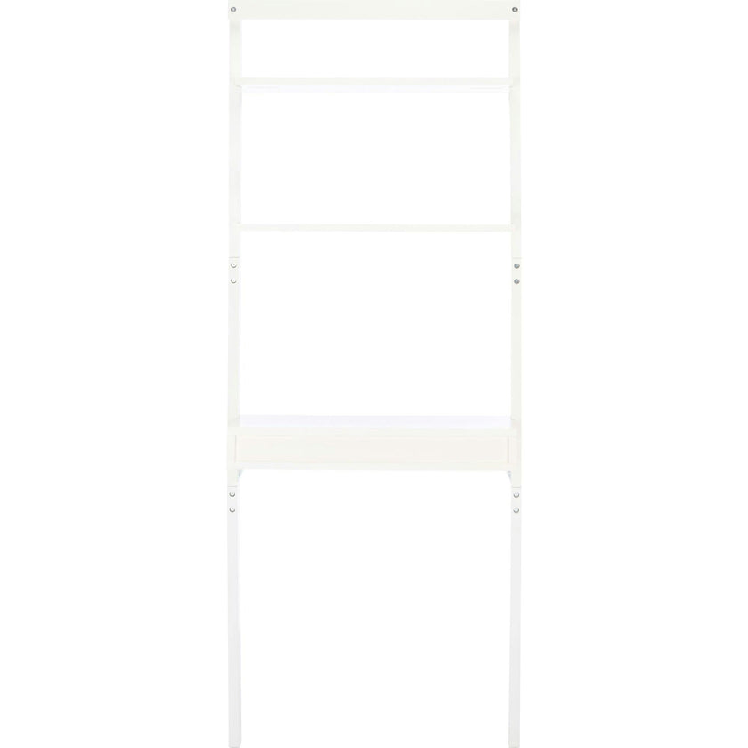 Pamella 2 Shelf Leaning Desk