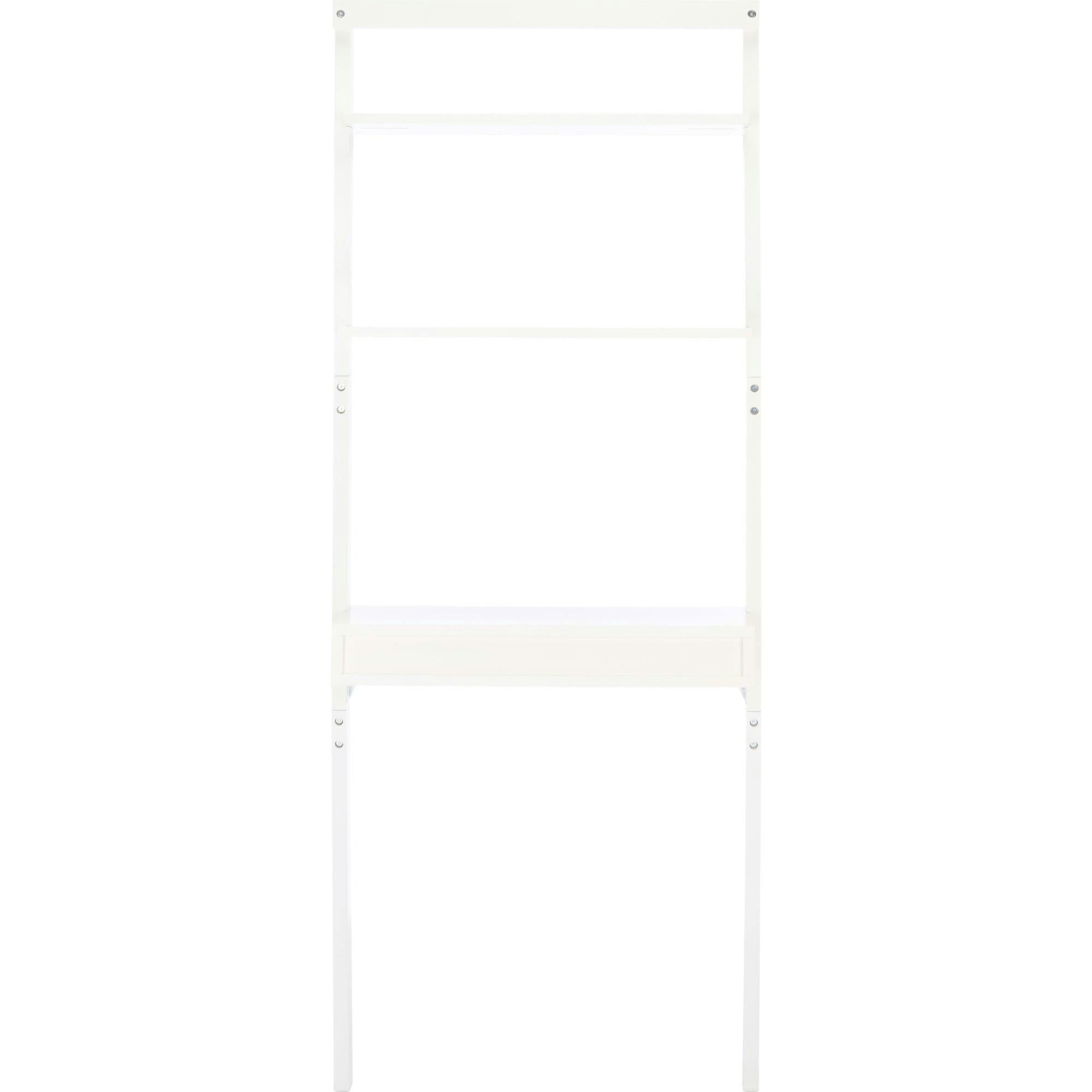 Pamella 2 Shelf Leaning Desk