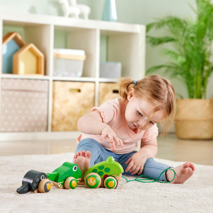 Pull-Along Family Wooden Toddler Toy