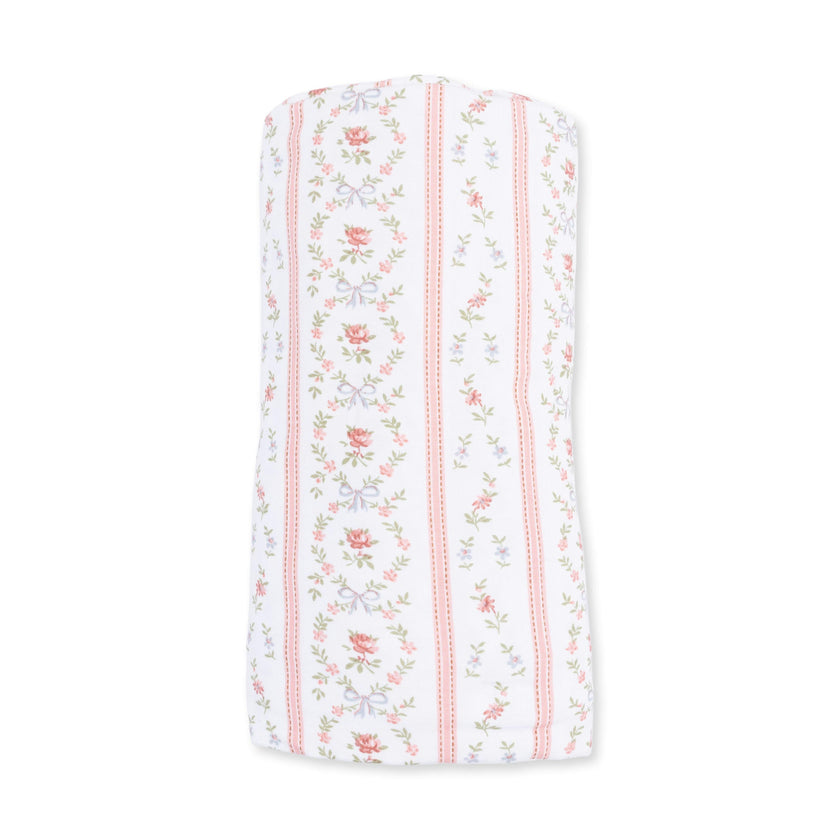 Marnie Rosebud Stripe - Swaddle Blanket