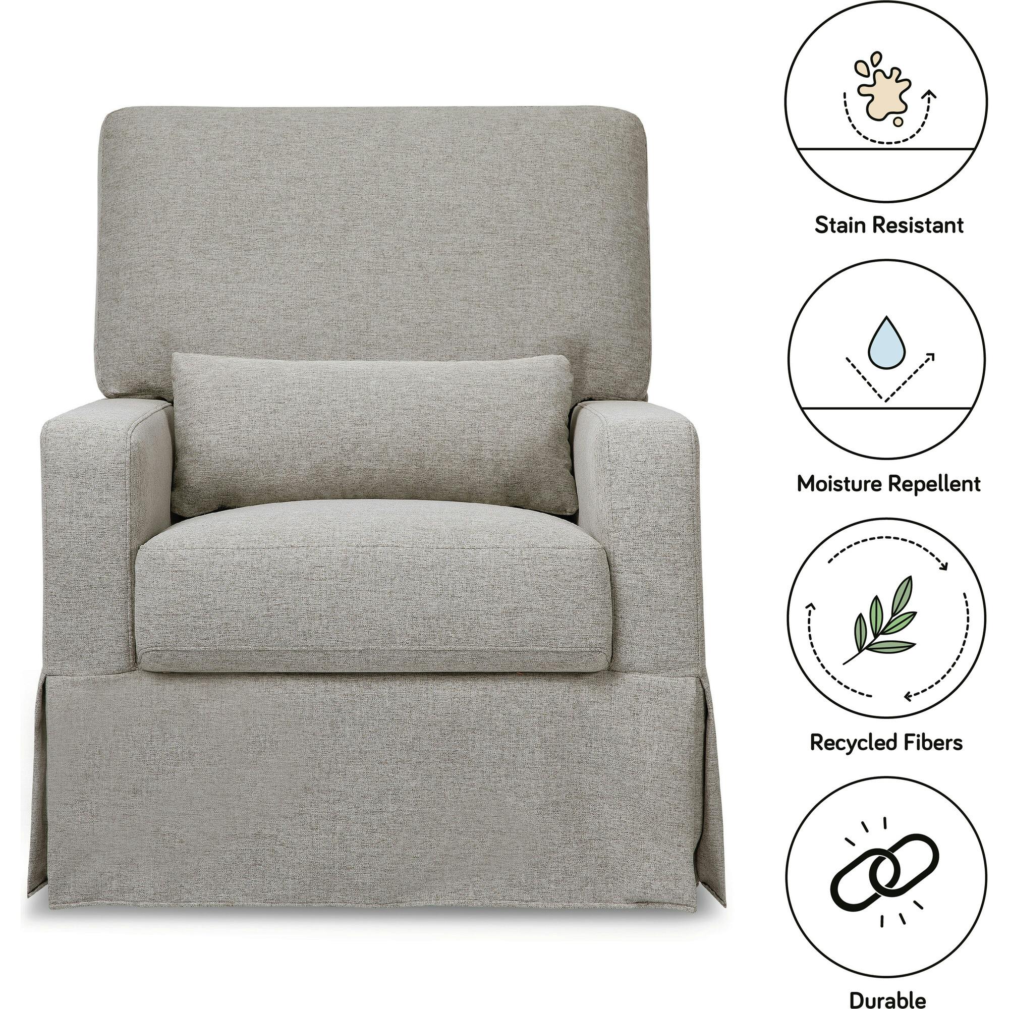 Crawford Pillowback Comfort Swivel Glider