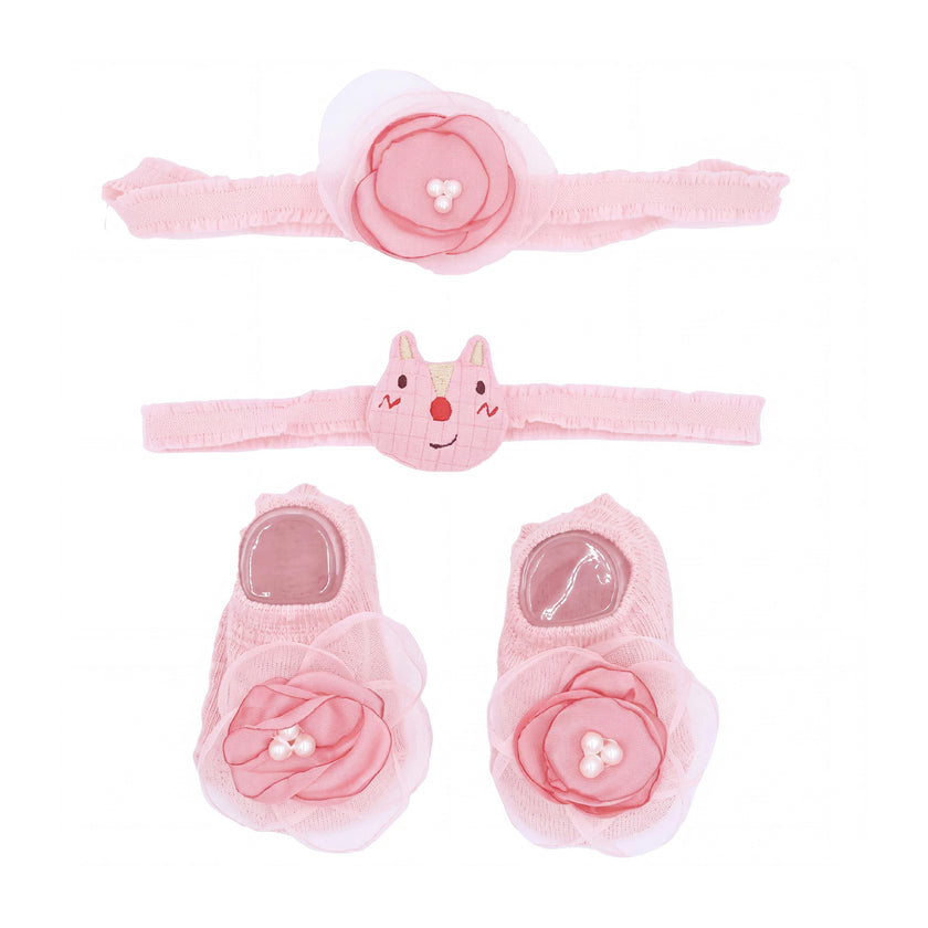 Little Blossoms Headband & Sock Gift Set