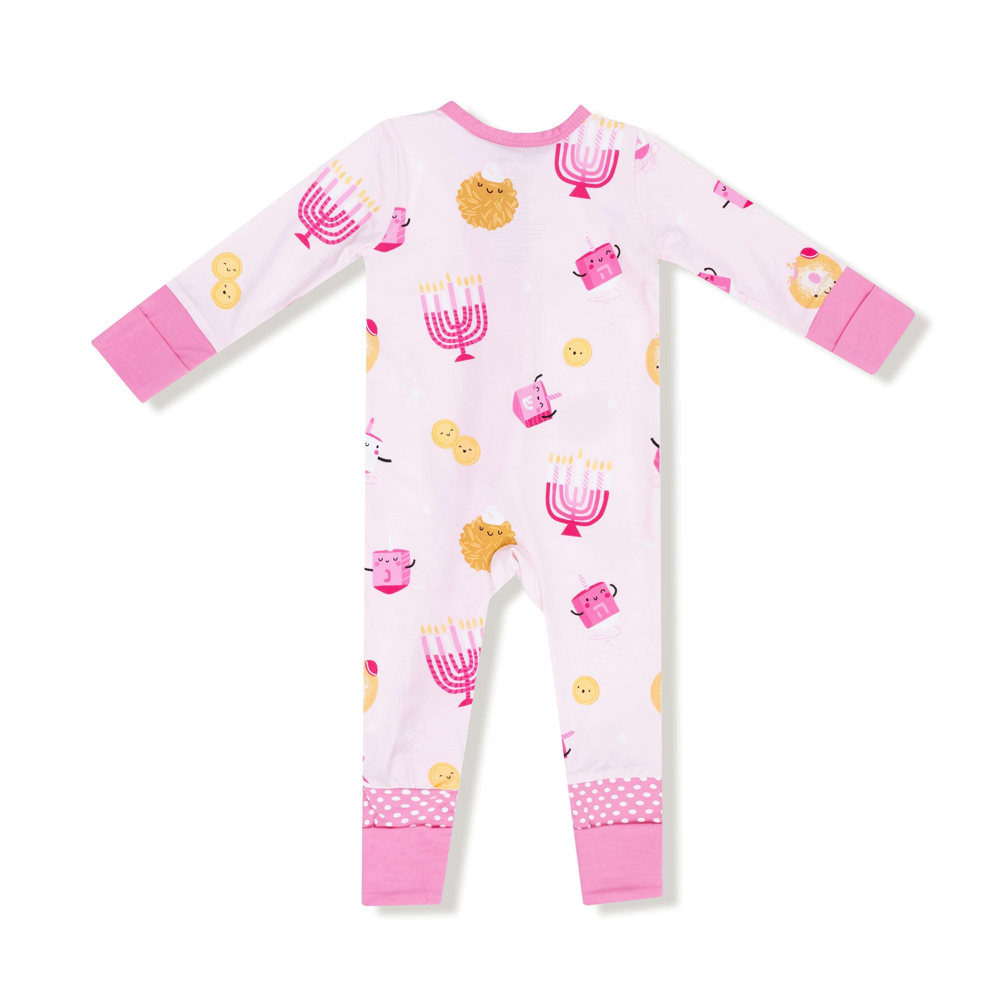 Hanukkah - Pink - Convertible Romper
