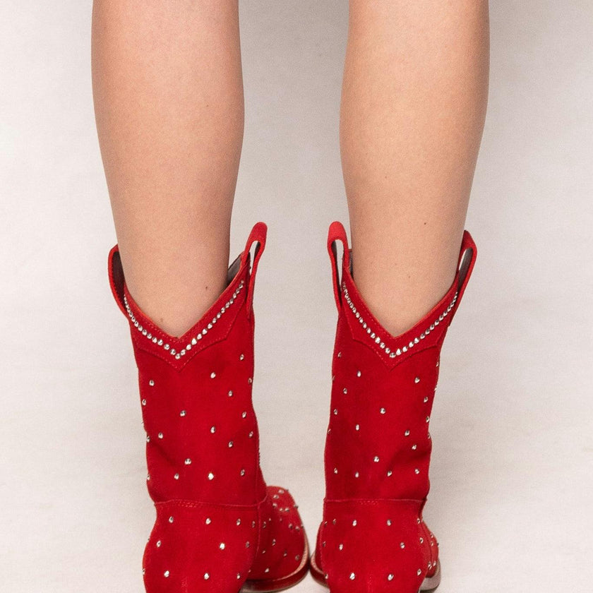 Channing Bootie in Red
