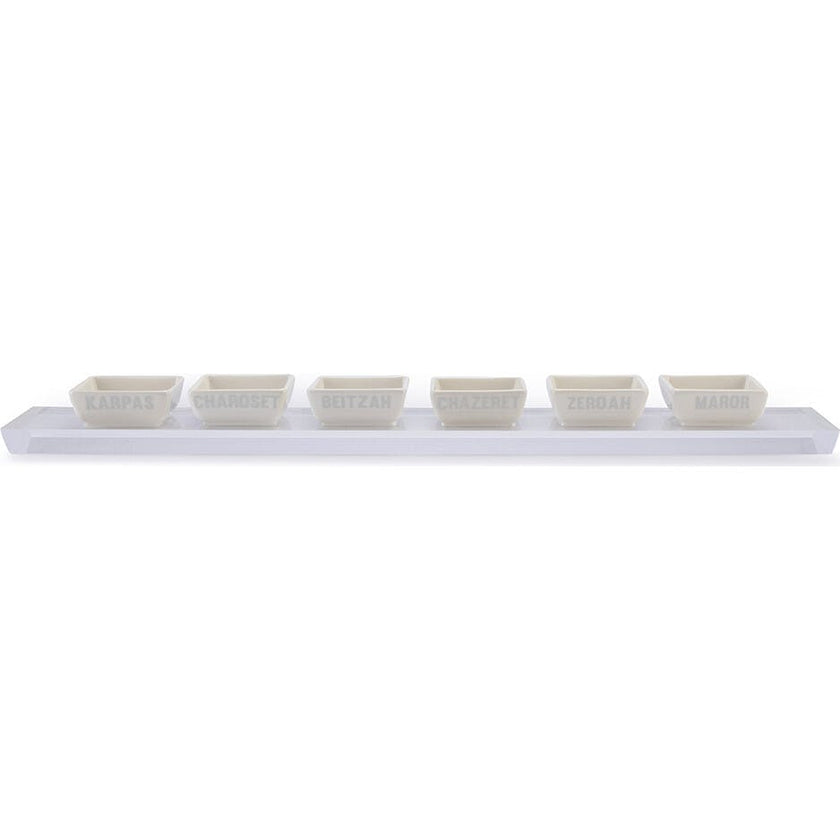 Zilch Seder Plate & Six Bowls