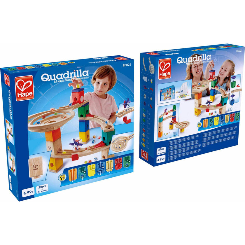 Quadrilla Wooden Marble Run DIY Construction