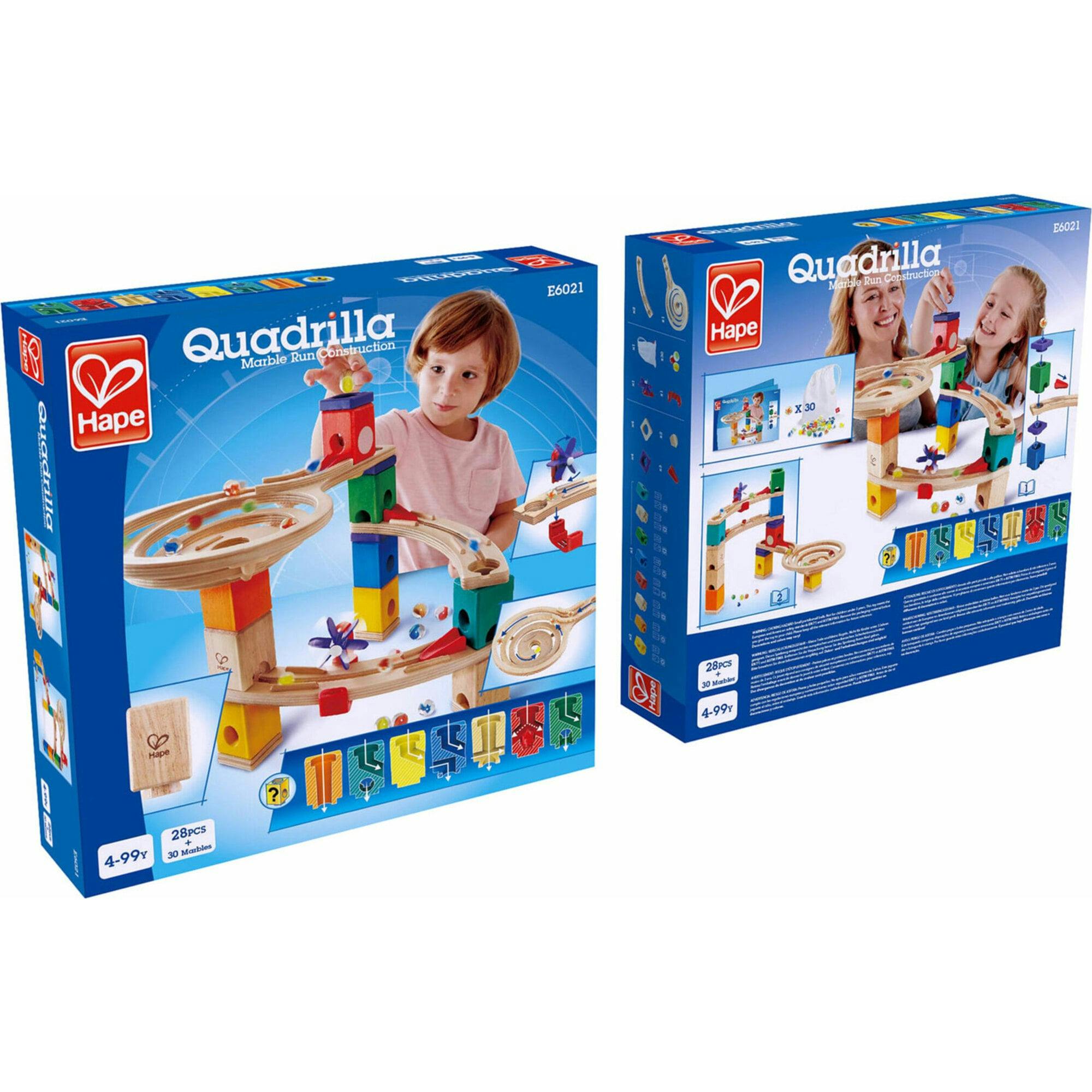 Quadrilla Wooden Marble Run DIY Construction