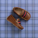 Toddler Club Loafer | Natural Brown Leather