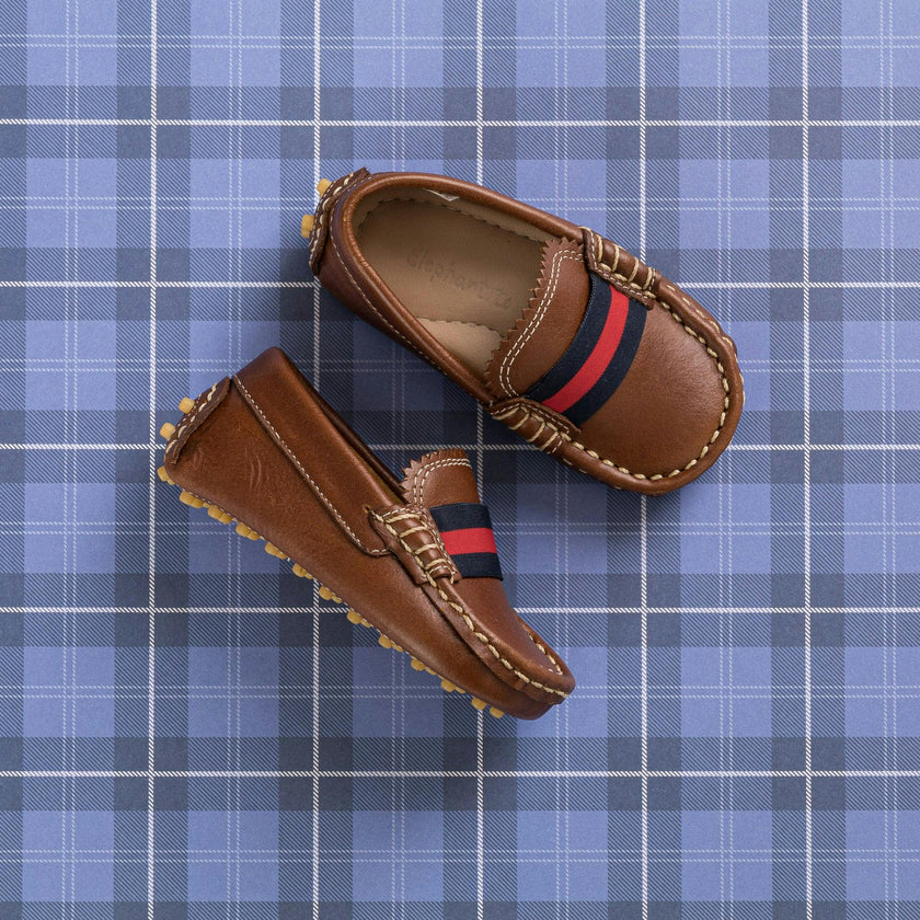 Toddler Club Loafer | Natural Brown Leather