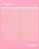 Gold Cowgirl Curtain Pack - cowgirl boot + fringe curtains